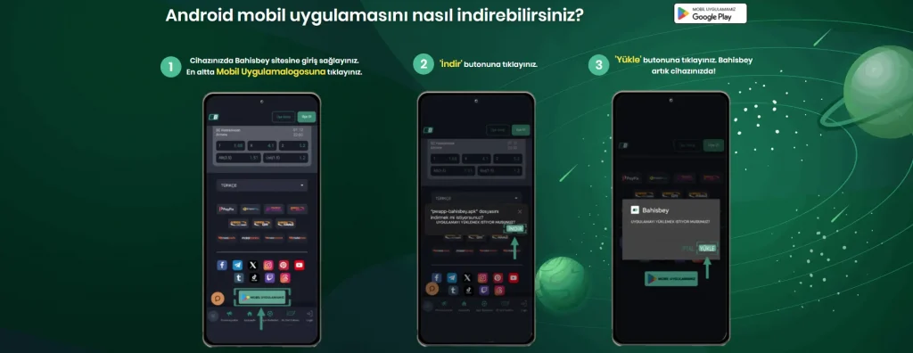 Bahisbey Mobil Uygulaması ile Bahis Yapma
